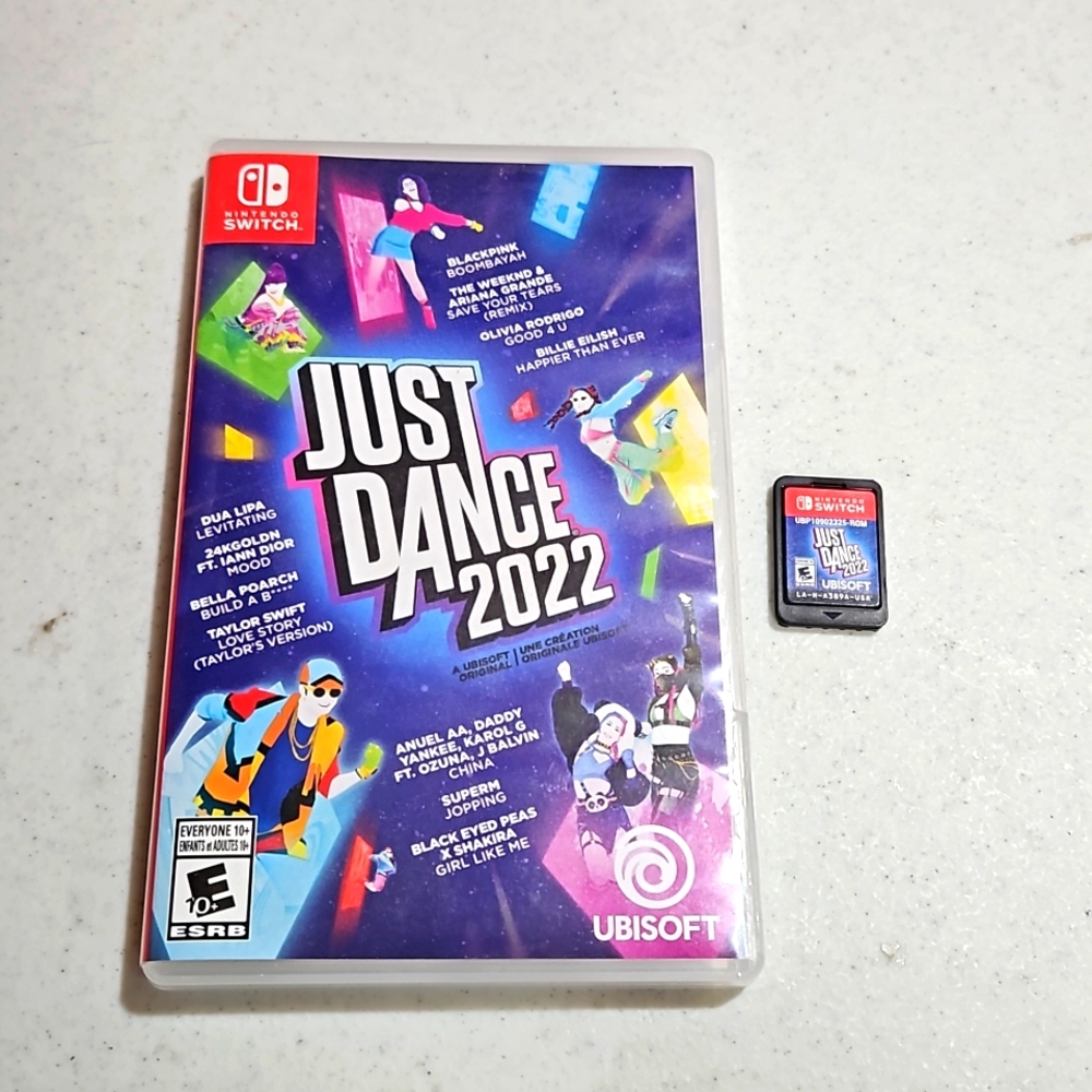 Nintendo Switch Just Dance 2022 game cartridge